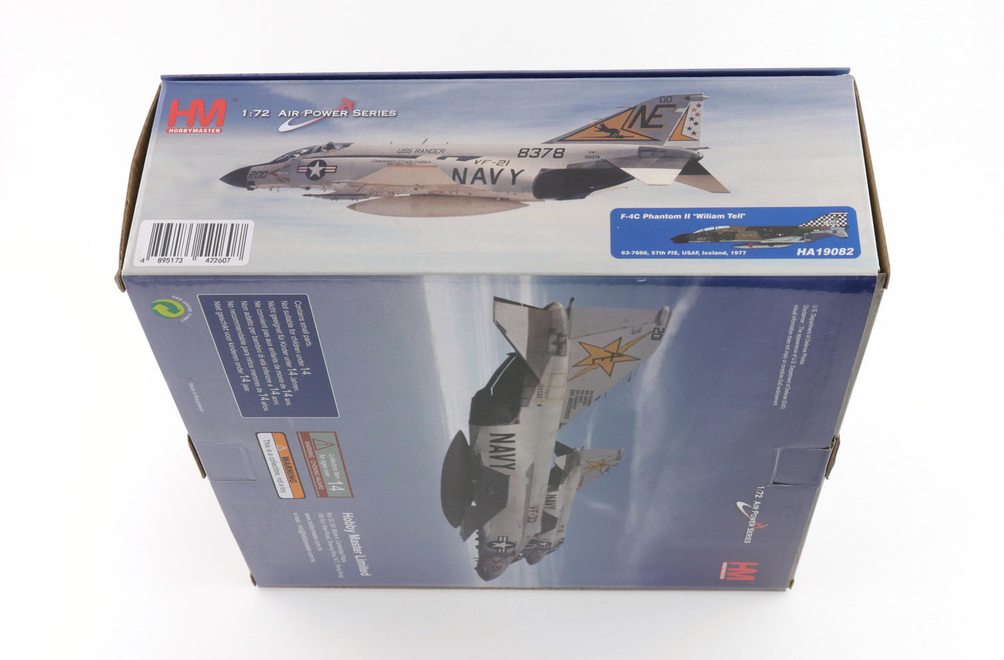 HOBBY MASTER F-4C PHANTOM II USAF "WILIAM TELL" 63-7666 57TH FIS ICELAND 1977