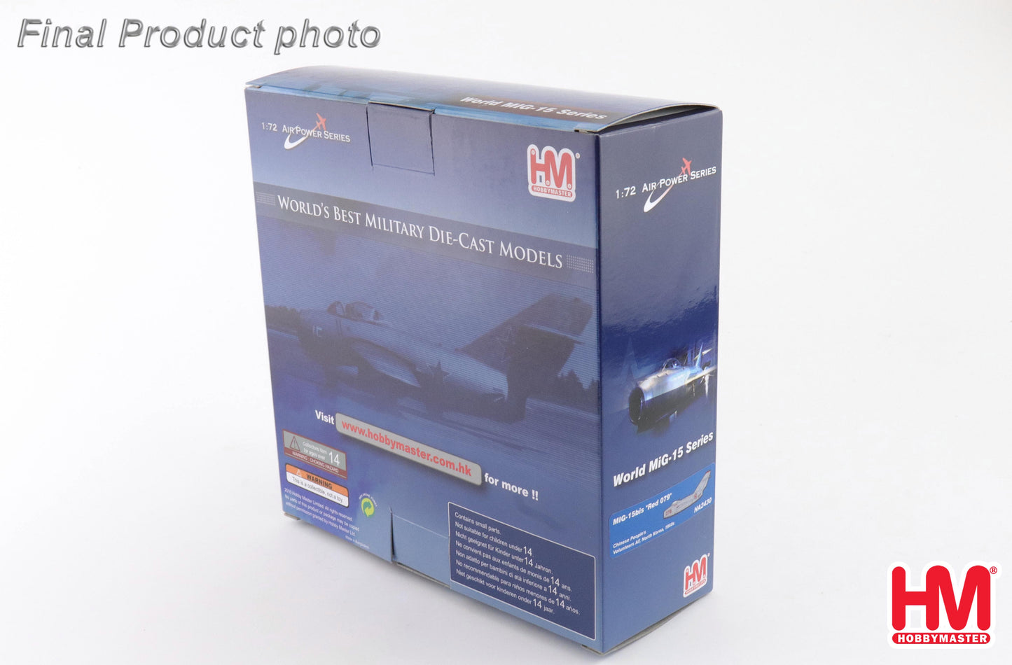 HOBBY MASTER MIG-15BIS "RED 079" CHINESE PEOPLES VOLUNTEERS AIR FORCE NORTH KOREA 1950'S