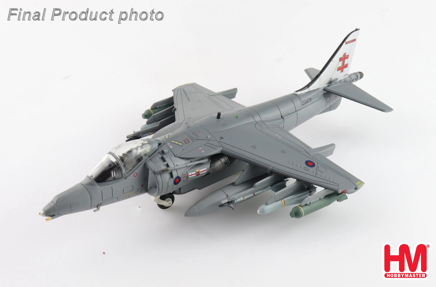 HOBBY MASTER HARRIER GR.9A ZG478 41 (R) SQN RAF CONINGSBY AIR BASE 2006