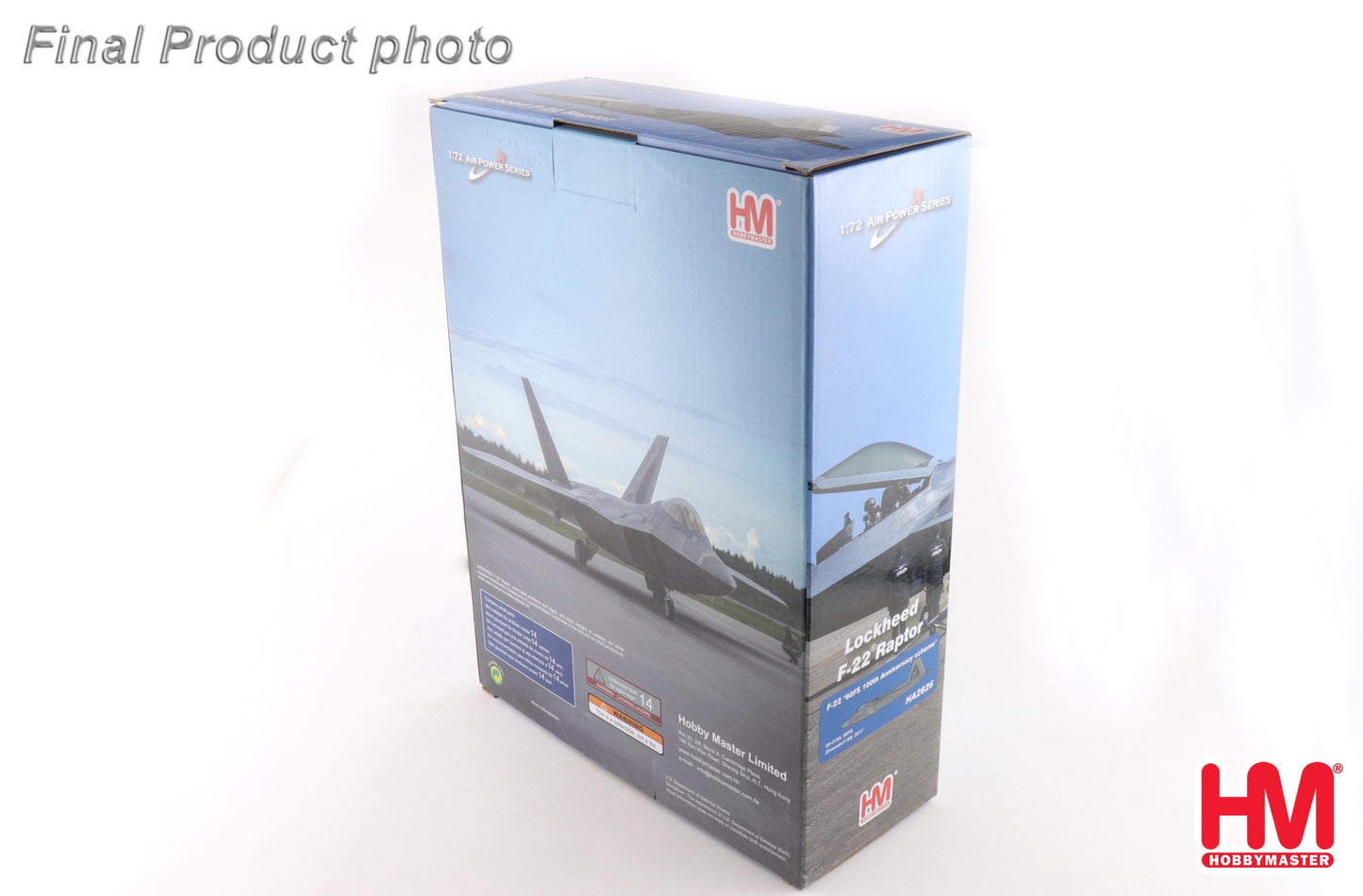 HOBBY MASTER F-22 90TH FS "100TH ANNIVERSARY SCHEME" 09-4190 90TH FS ELMENDORF AB 2017