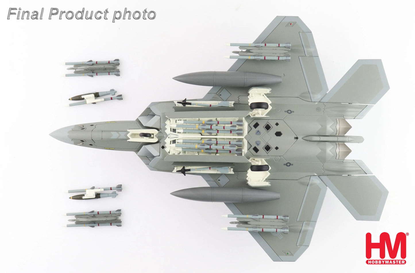 HOBBY MASTER F-22 RAPTOR 91-4007 412 TW EDWARDS AFB