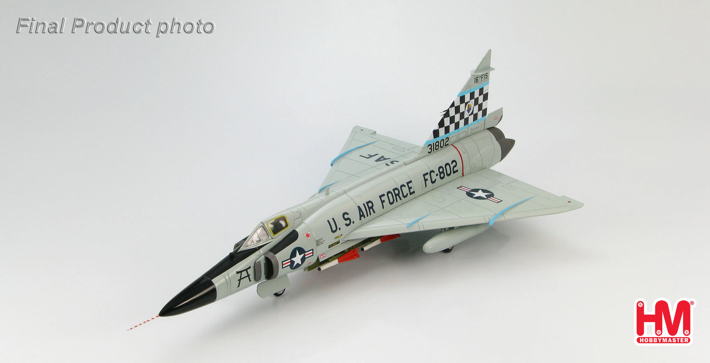 HOBBY MASTER F-102A DELTA DAGGER USAF 31802 OKINAWA 1950'S