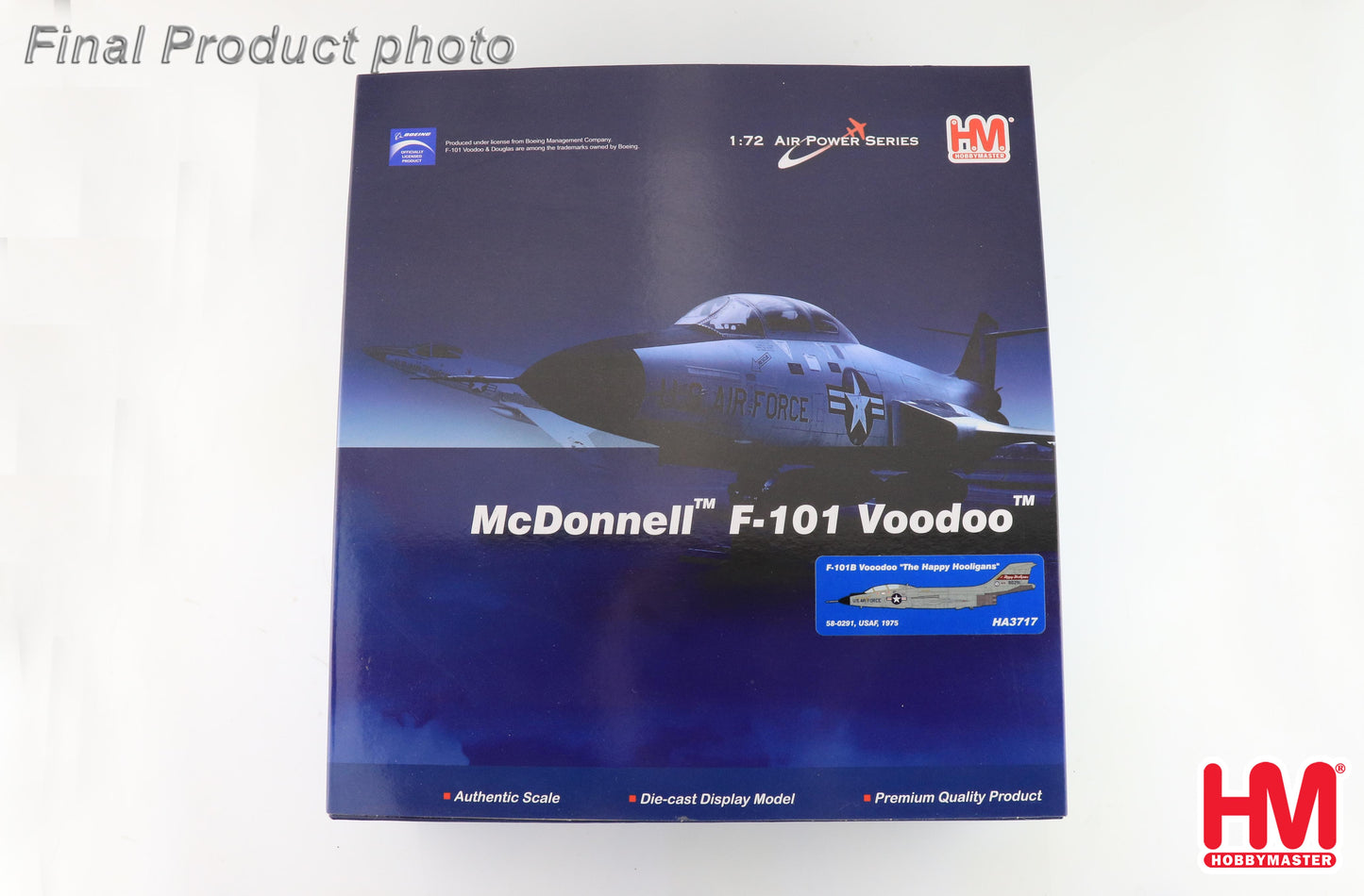 HOBBY MASTER F-101B VOOODOO USAF "THE HAPPY HOOLIGANS" 58-0291 1975