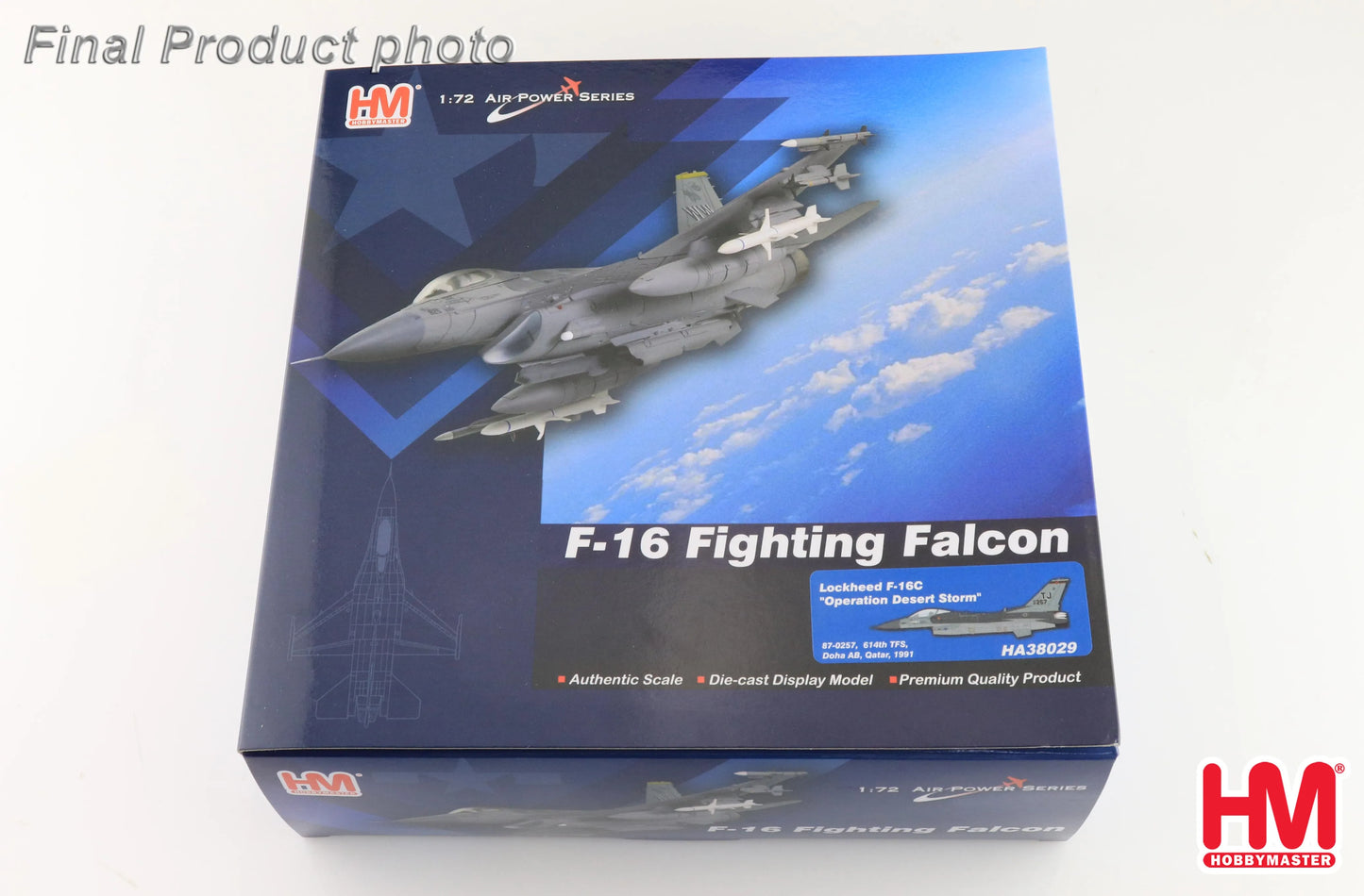 HOBBY MASTER F-16C "OPERATION DESERT STORM" 87-0257 QATAR 1991