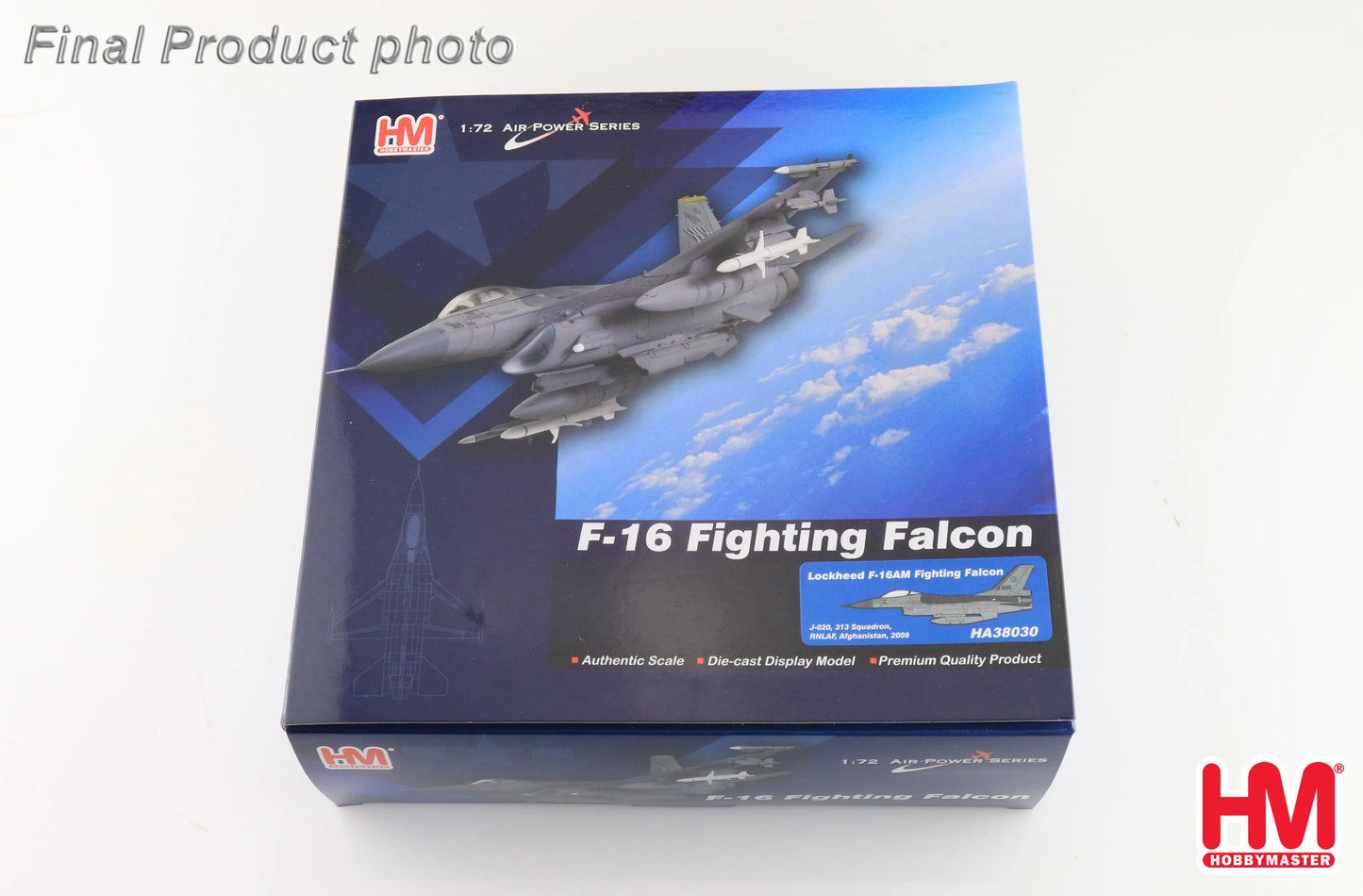 HOBBY MASTER F-16AM FIGHTING FALCON J-020 RNLAF AFGHANISTAN 2008