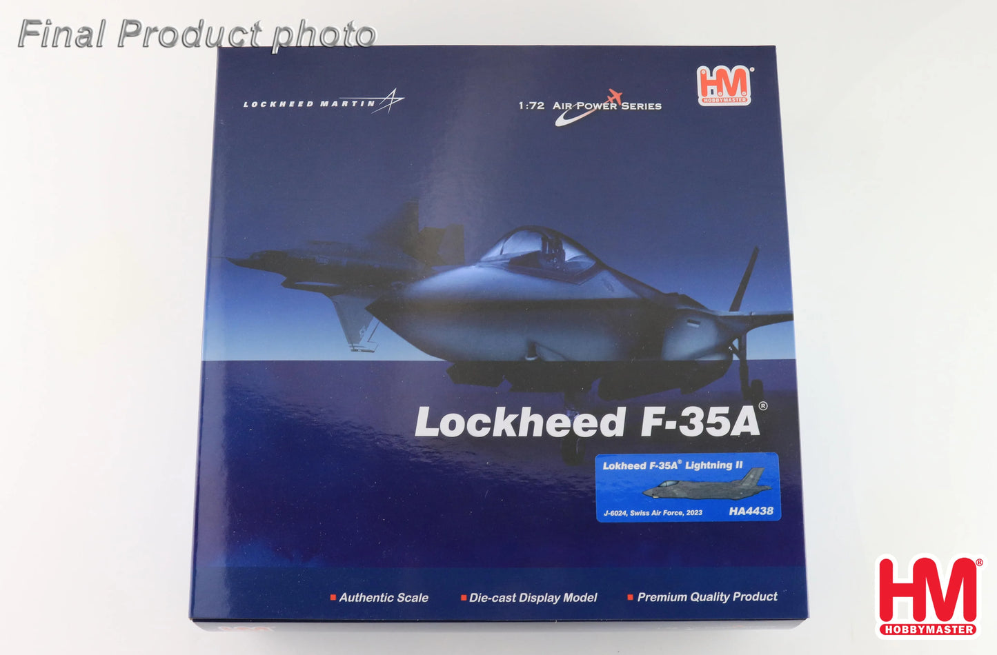 HOBBY MASTER F-35A LIGHTNING II SWISS AIR FORCE J-6024 2023