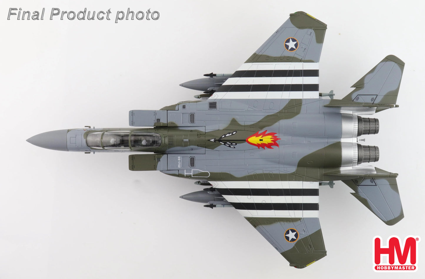 HOBBY MASTER F-15E USAF "SPIRIT OF GOLDSBORO" 88-1702 334TH FS 4TH FW MAY 2023