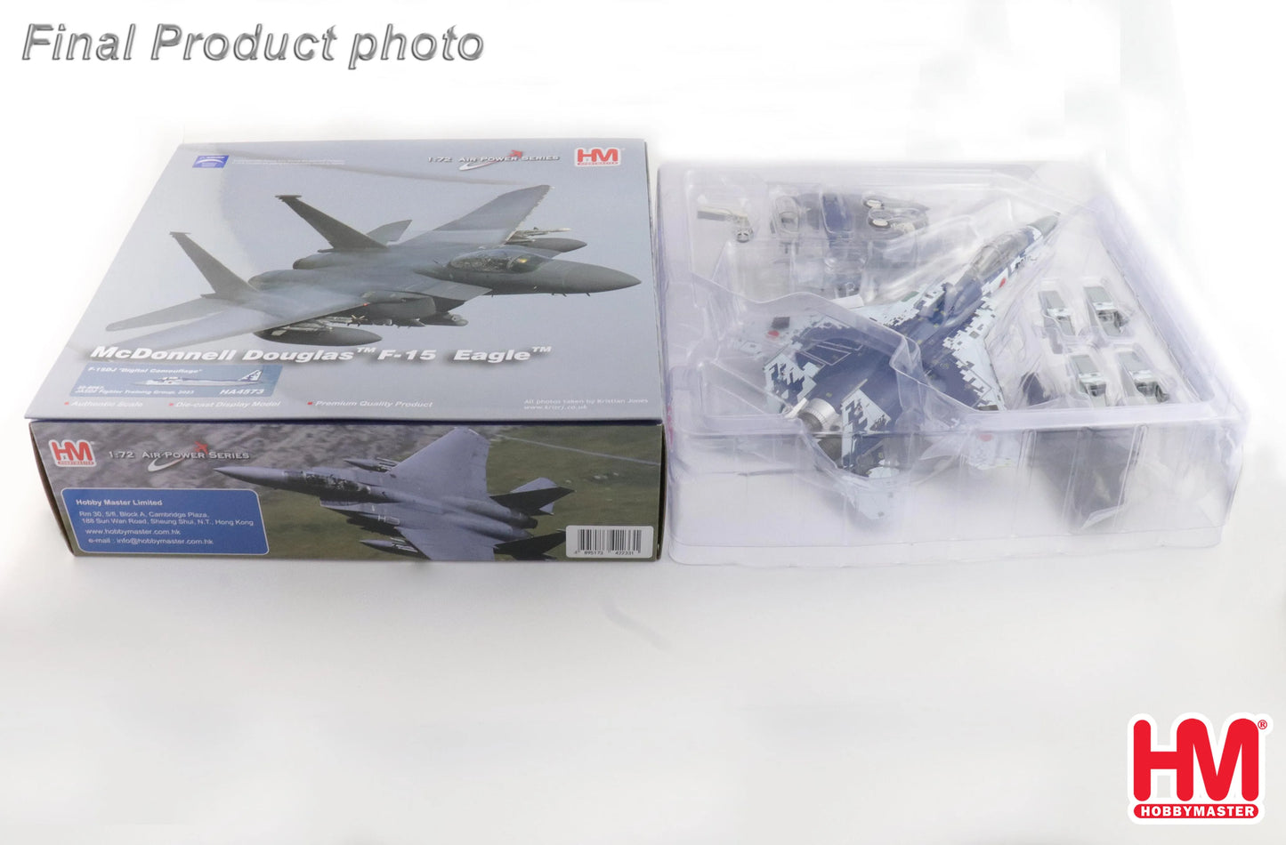HOBBY MASTERS F-15DJ "DIGITAL CAMOUFLAGE" 32-8087 JASDF FIGHTER TRAINING GROUP 2023