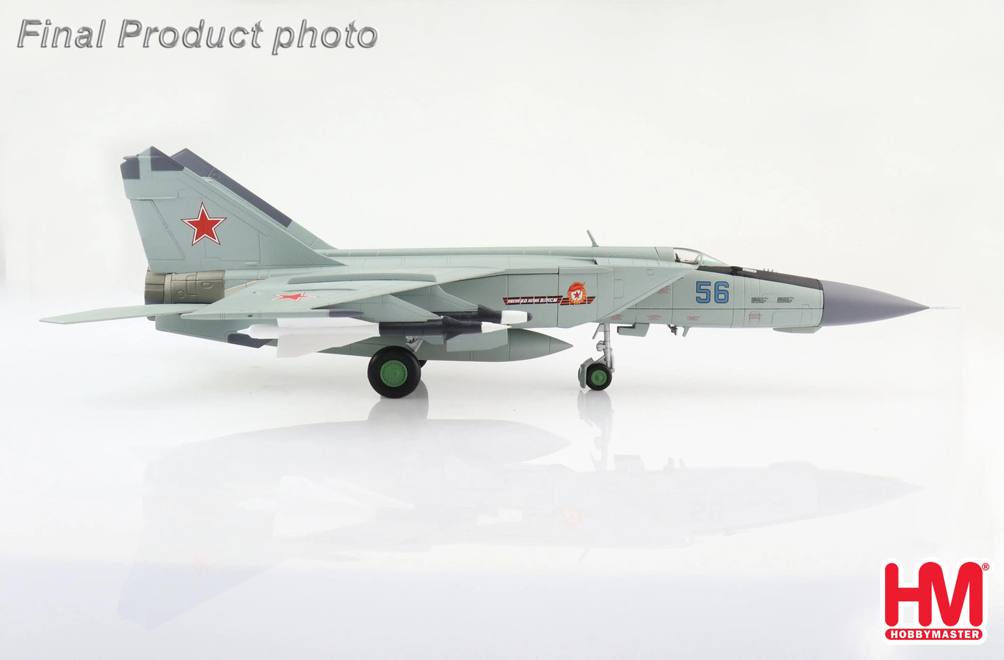 HOBBY MASTER MIG-25PD FOXBAT BLUE 56 USSR AIR DEFENCE ARMY 1980S