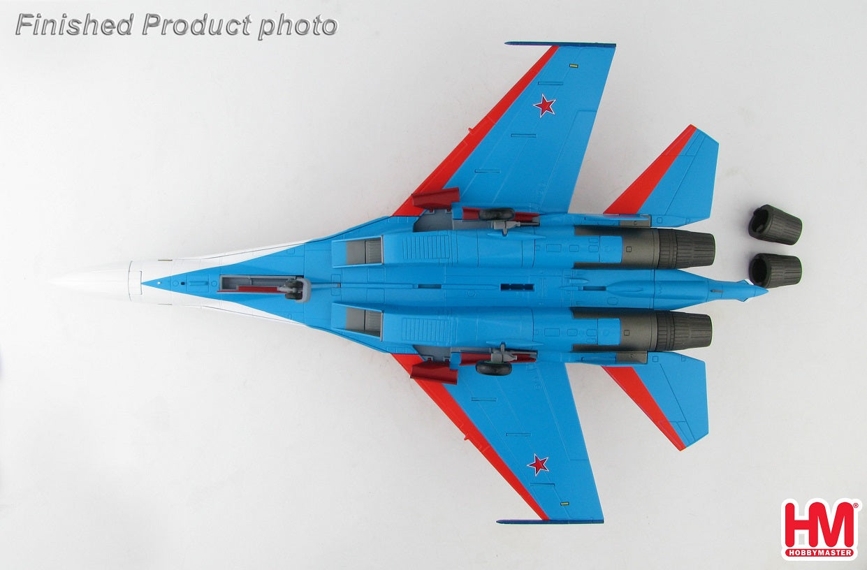 HOBBY MASTER SU-35S FLANKER E RUSSIAN KNIGHTS BLUE 50 RUSSIAN AIR AND SPACE FORCE