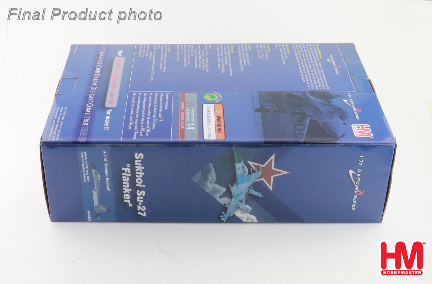 HOBBY MASTER J-11A PEOPLES LIBERATION ARMY AIR FORCE (PLAAF) "GOLDEN HELMET" 40547 MAY 2014