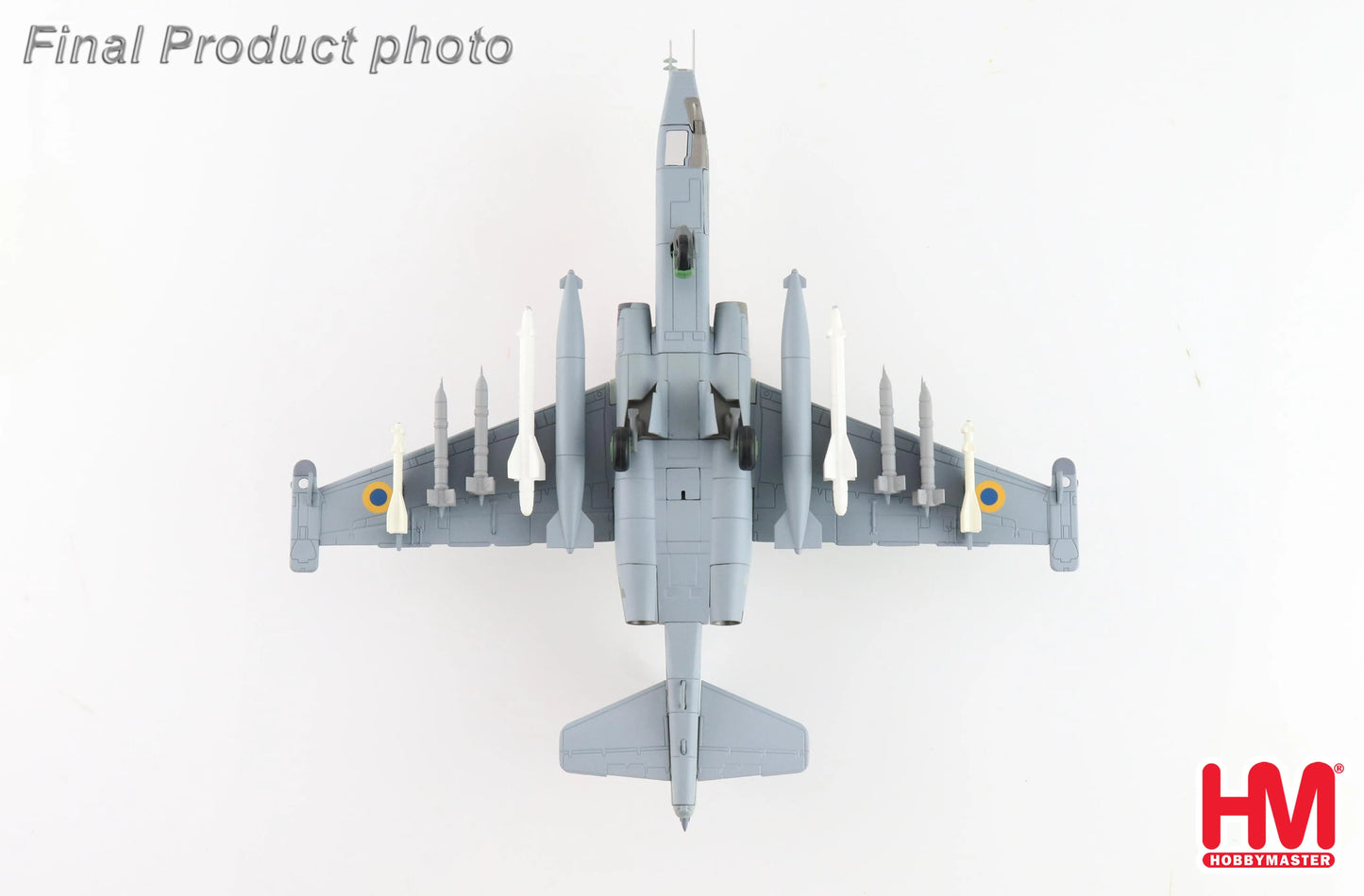 HOBBY MASTER SU-25M1 "LT. COL. ZHYBROV " BLUE 19 UKRAINE AF FEB 2022