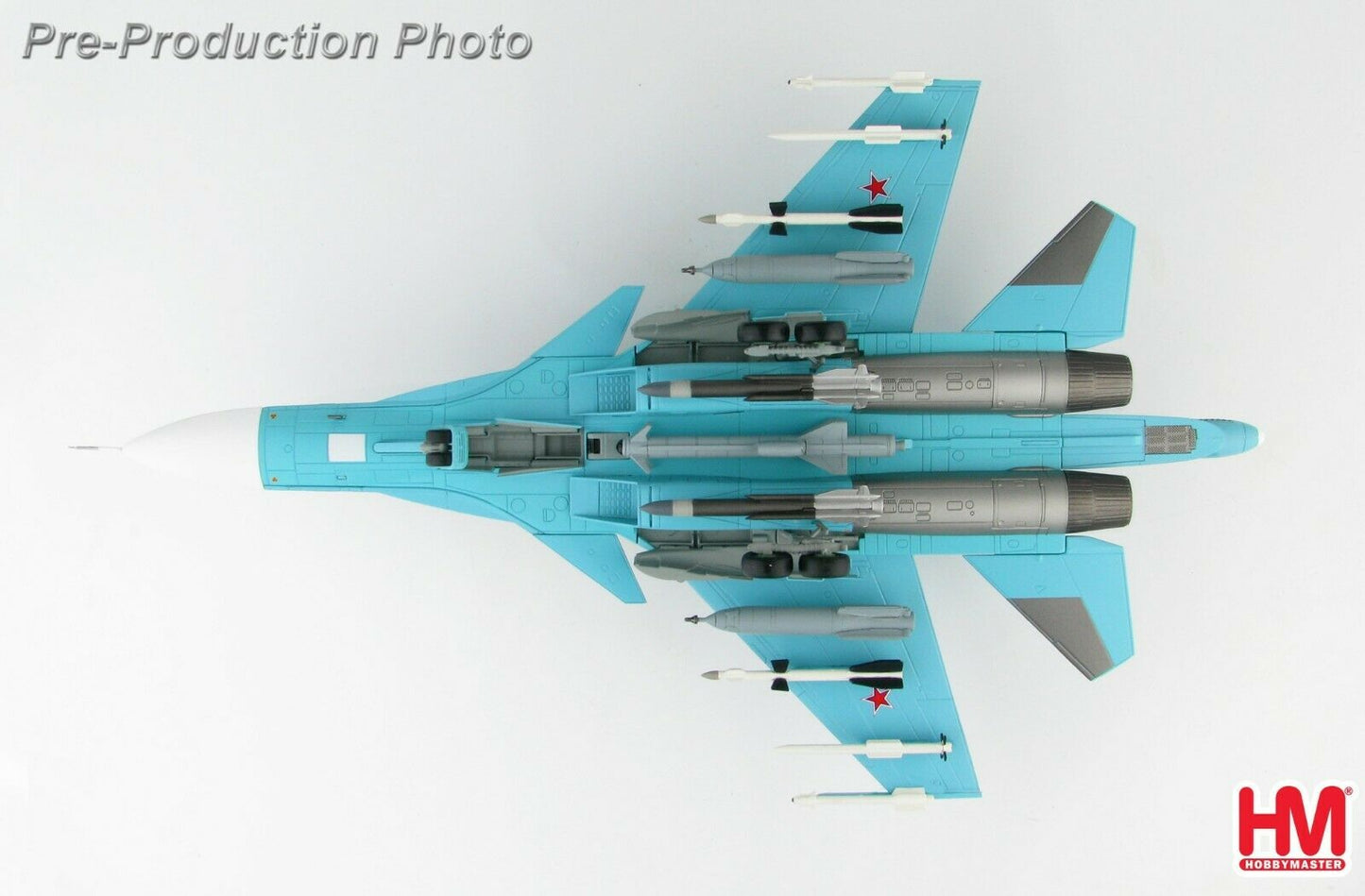 HOBBY MASTER SU-34 FULLBACK FIGHTER BOMBER BORT 10 O.PESHKOV COMMEMORATIVE SCHEME