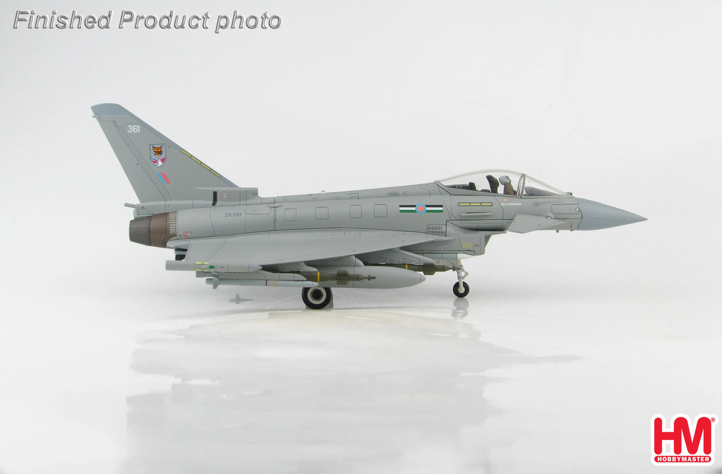 HOBBY MASTER EUROFIGHTER TYPHOON FGR4 ZK361 RAF/QATAR EMIRI AIR FORCE