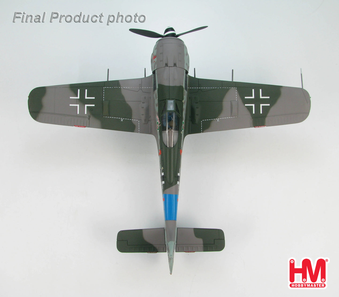 HOBBY MASTER FW190A GRUNHERZ "RED 1" HANS DORTENMANN