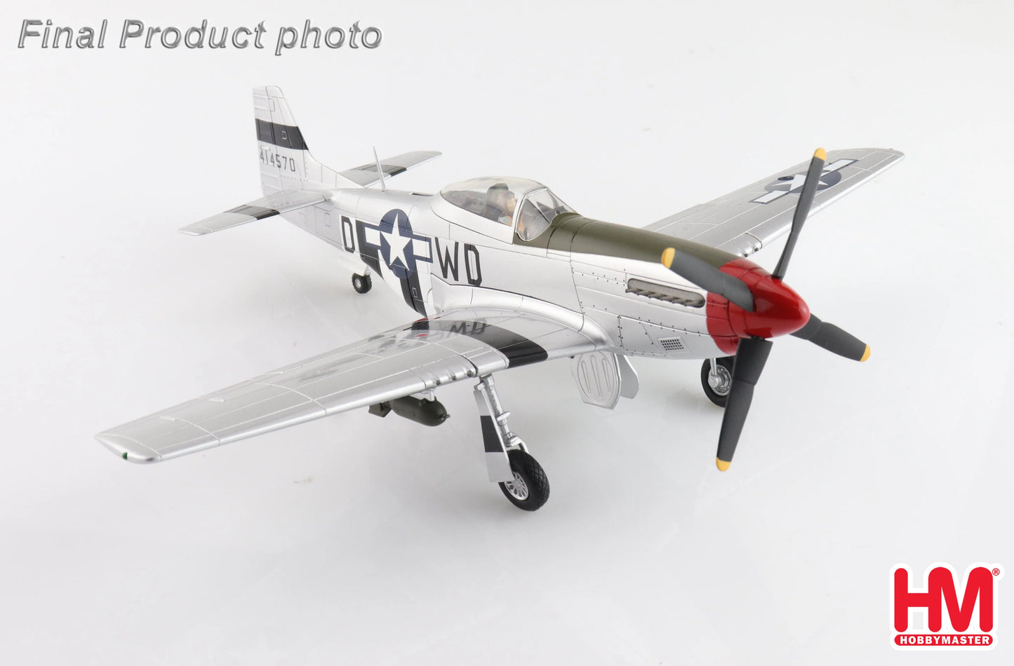 HOBBY MASTER P-51D MUSTANG 335 FS/4 FG CAPTAIN TED LINES