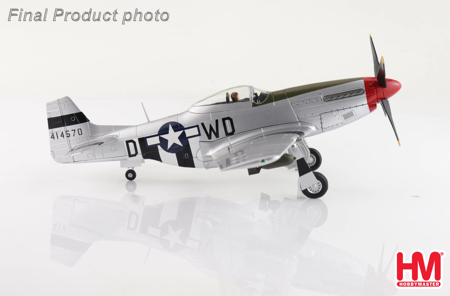 HOBBY MASTER P-51D MUSTANG 335 FS/4 FG CAPTAIN TED LINES