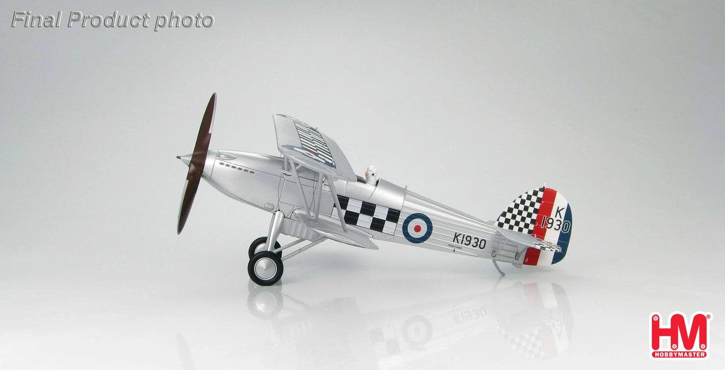 HOBBY MASTER HAWKER FURY MK.I RAF R H HANMER