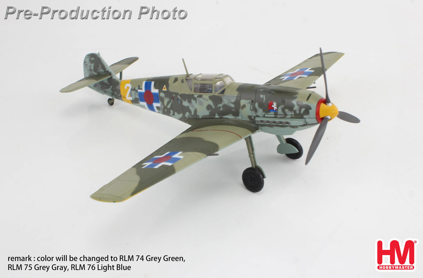 HOBBY MASTER BF 109E-3 JAN "REZNAK WHITE2" 13(SLOW)/JG 52 KRASNODAR JANUARY 1943