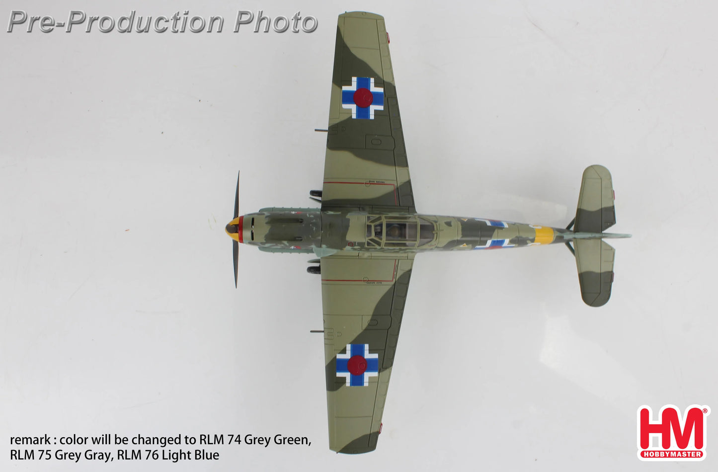 HOBBY MASTER BF 109E-3 JAN "REZNAK WHITE2" 13(SLOW)/JG 52 KRASNODAR JANUARY 1943