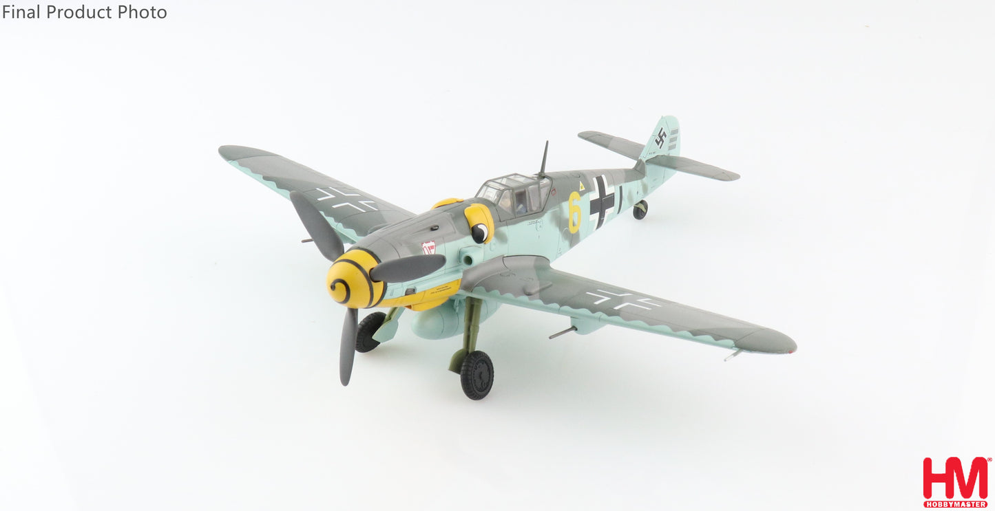 HOBBY MASTER BF 109G-6 YELLOW 6, OFW. ALFRED SURAU