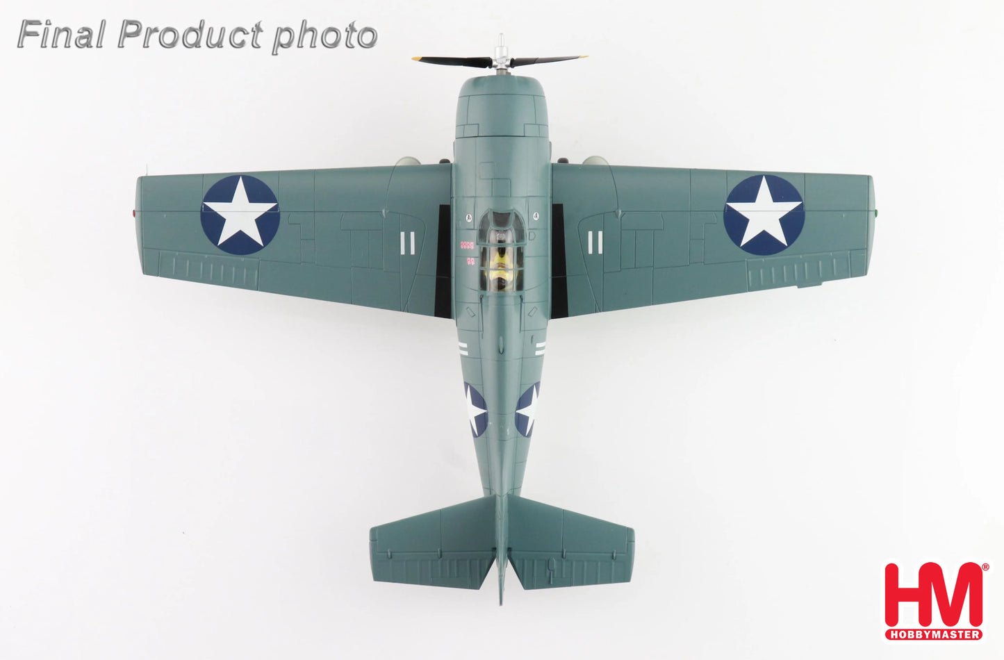 HOBBY MASTER F4F-4 "BATTLE OF MIDWAY" WHITE 11 LT. SCOTT MCCUSKEY VF-3 USS
