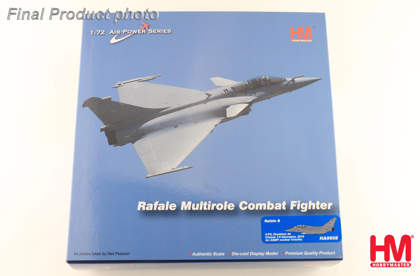 HOBBY MASTER RAFALE B FORCES AÉRIENNES STRATÉGIQUES (FAS) "55 YEARS OF THE FORCES AERIENNES STRATEGIQUES" 4-FG ESCADRON DE CHASSE 1/4 GASCOGNE 2019