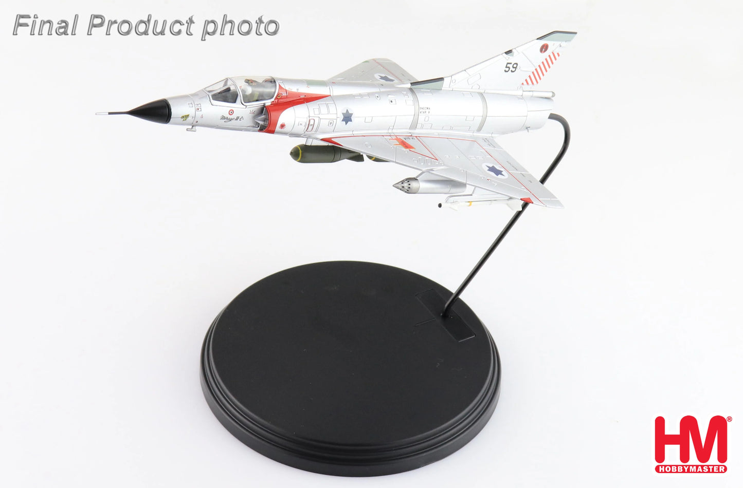 HOBBY MASTER MIRAGE IIICJ "FIRST SHAHAK KILL" NO. 59 YORAM AGMON JULY 1966