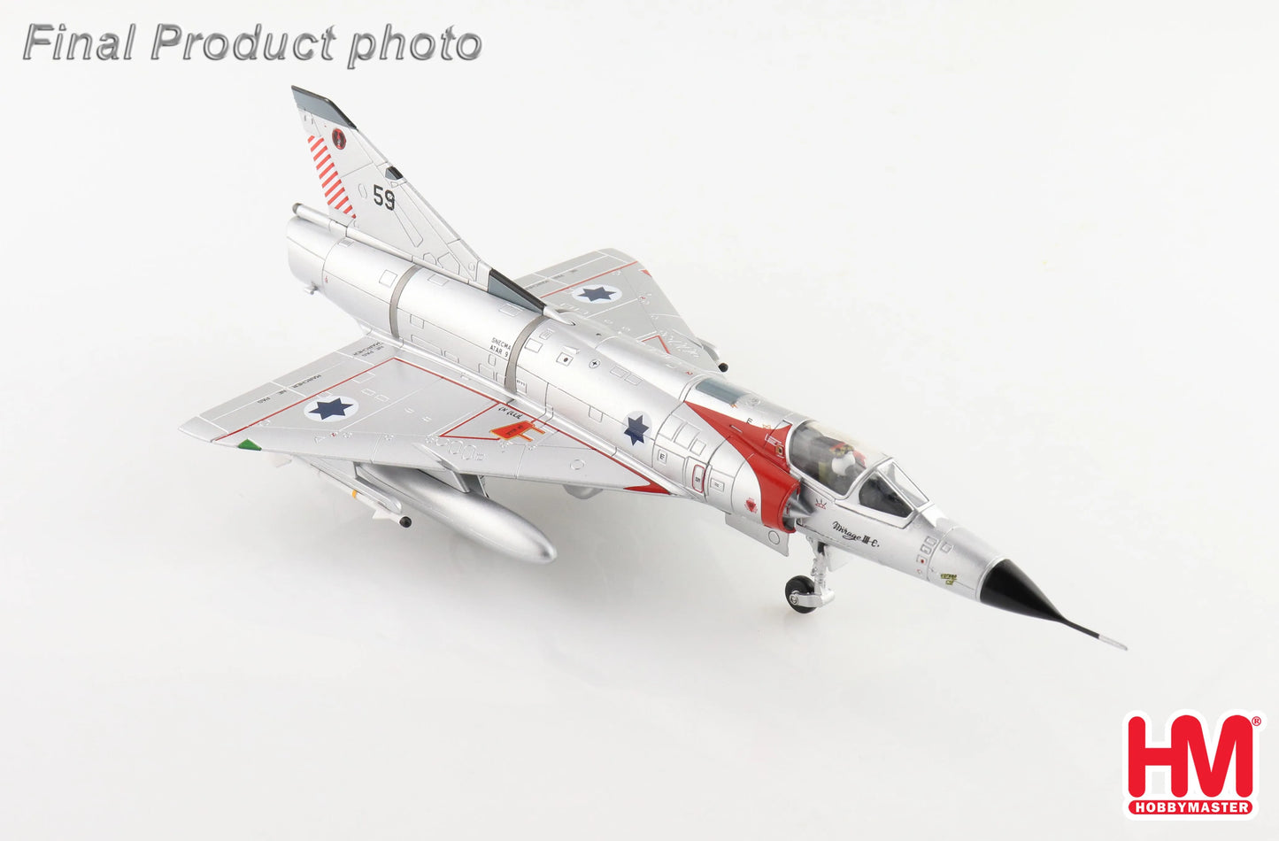 HOBBY MASTER MIRAGE IIICJ "FIRST SHAHAK KILL" NO. 59 YORAM AGMON JULY 1966