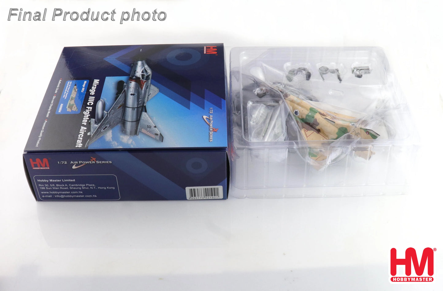 HOBBY MASTER MIRAGE IIICJ 768 THE "FIRST JET" SQUADRON RAMAT DAVID AB DEC 1970