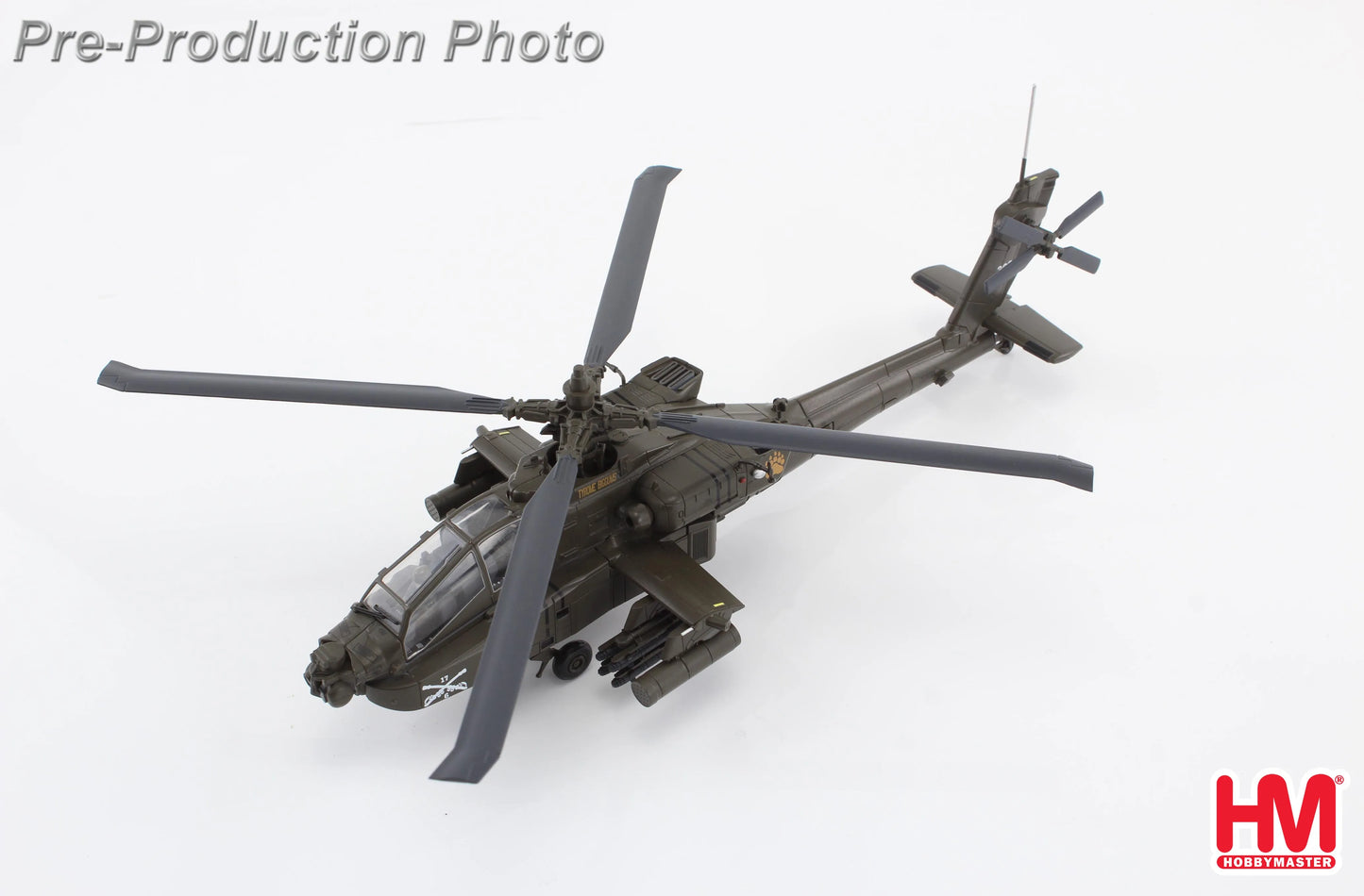 HOBBY MASTER AH-64D APACHE "TYRONE BIGGUMS" US ARMY 2018 TO 2019 "ATLANTIC RESOLVE"