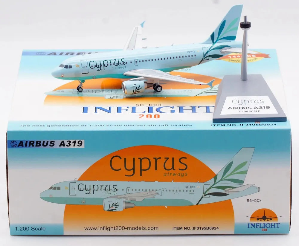 INFLIGHT 200 A319-114 CYPRUS AIRWAYS REG: 5B-DCX