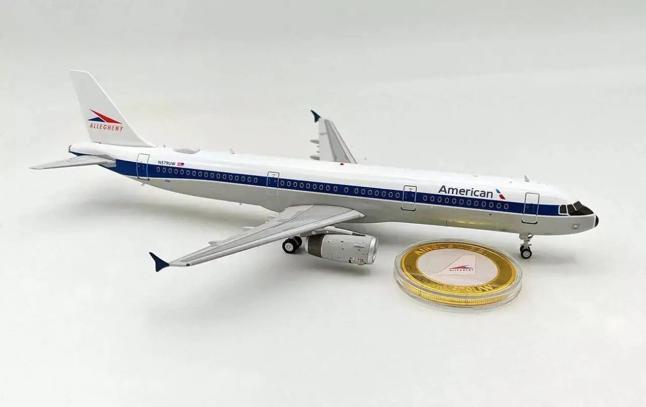 INFLIGHT 200 A321-231 AMERICAN AIRLINES REG: N579UW AND COLLECTORS COIN
