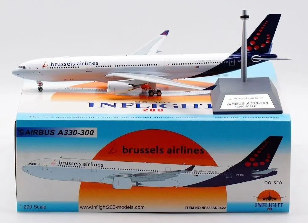 INFLIGHT 200 A330-301 BRUSSELS AIRLINES REG: OO-SFO