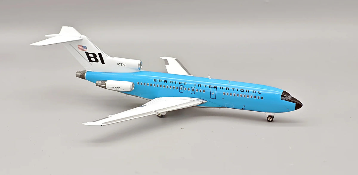 INFLIGHT 200 B727-27C BRANIFF INTERNATIONAL "NEW MEDIUM BLUE" REG: N7272