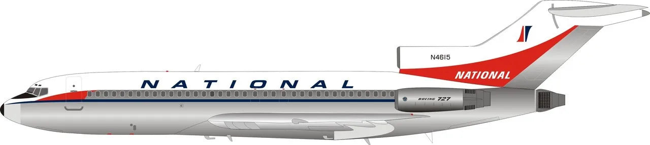 INFLIGHT 200 NATIONAL AIRLINES B727-100 REG: N4615