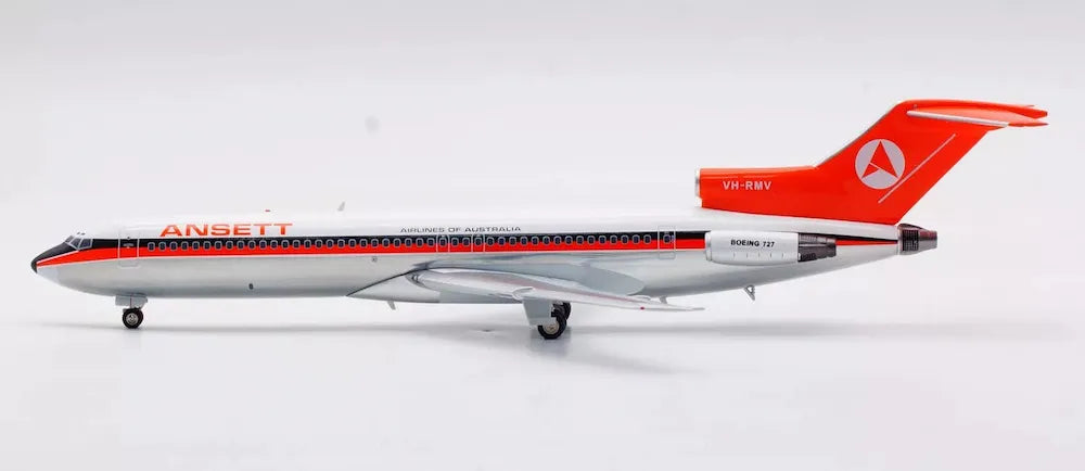 INFLIGHT 200 B727-200 ANSETT AIRLINES OF AUSTRALIA (POLISHED) REG: VH-RMV