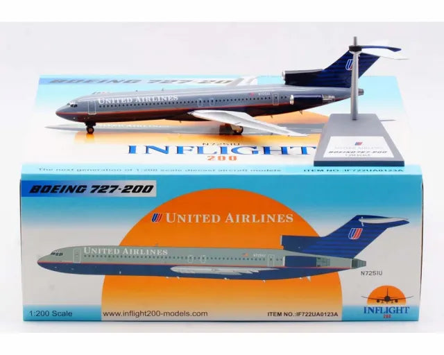 INFLIGHT 200 B727-222/ADV UNITED AIRLINES REG: N7251U