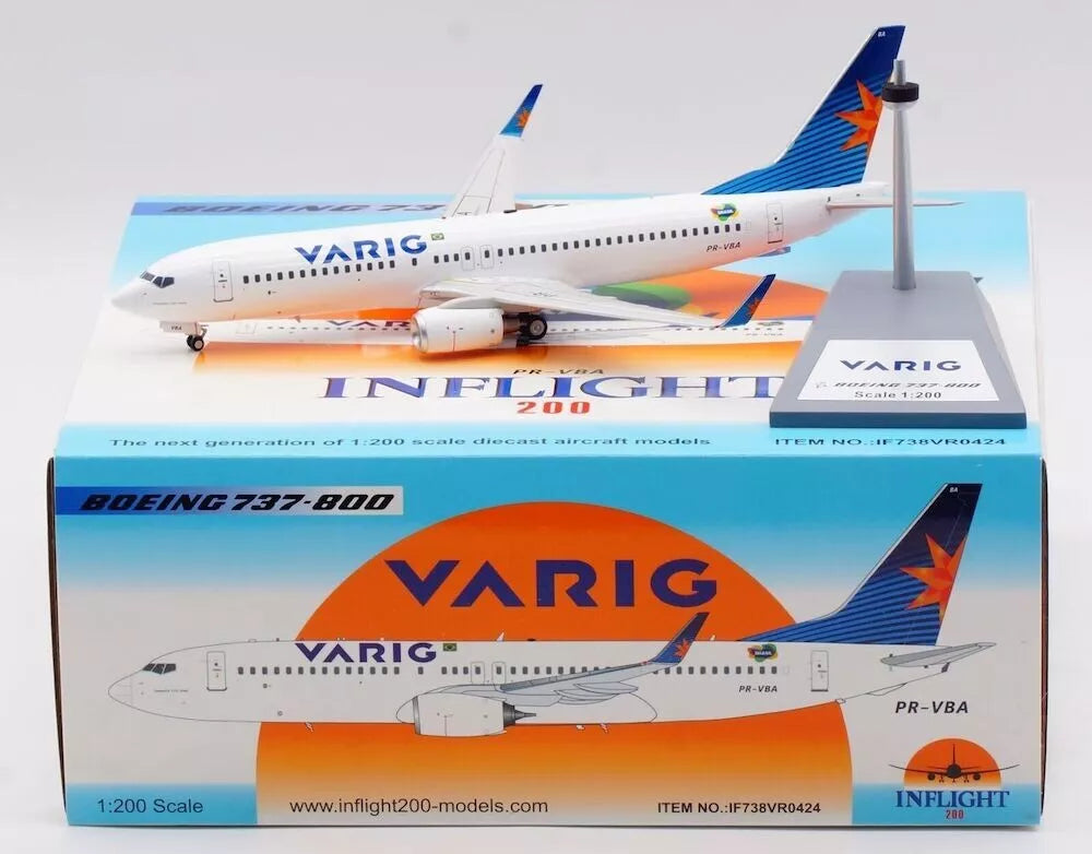 INFLIGHT 200 B737-8AS VARIG REG: PR-VBA