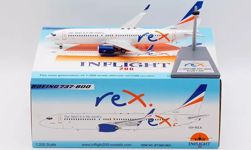 INFLIGHT 200 B737-800 REGIONAL EXPRESS REG: VH-REX