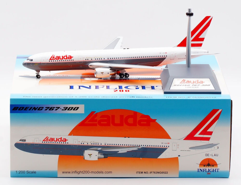 INFLIGHT 200 B767-3Z9/ER LAUDA AIR REG: OE-LAU