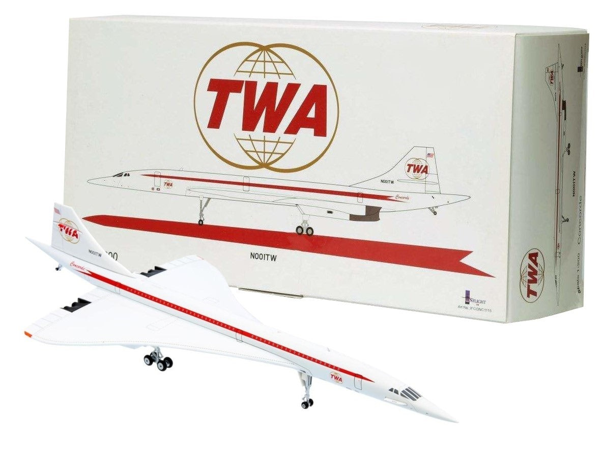 INFLIGHT 200 CONCORDE TWA REG: N001TW