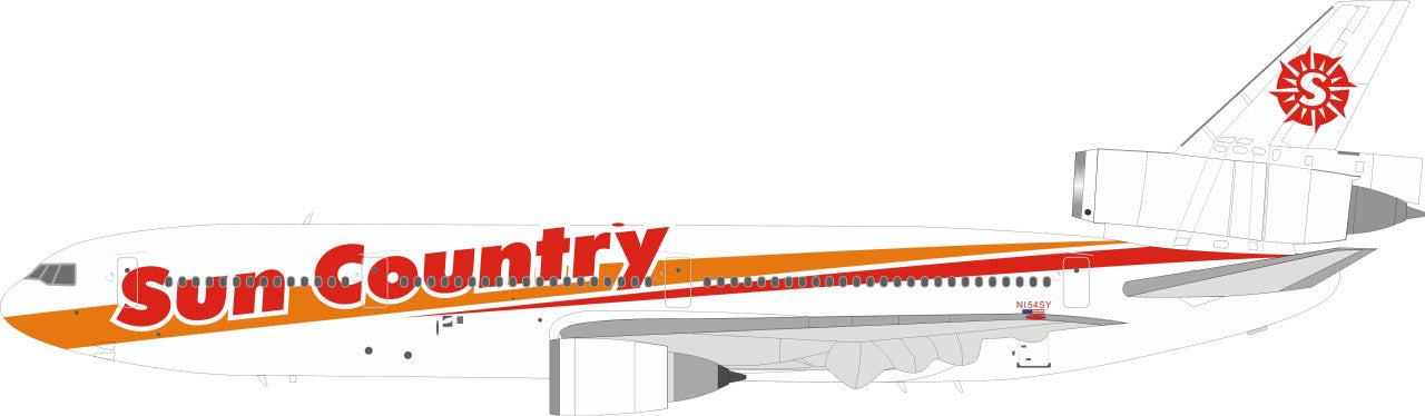 INFLIGHT 200 DC-10-15 SUN COUNTRY AIRLINES REG: N154SY