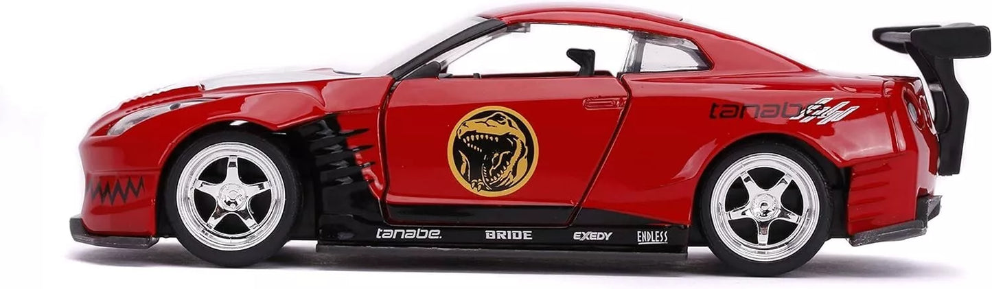 JADA 2009 NISSAN GT-R RED POWER RANGER (POWER RANGERS)