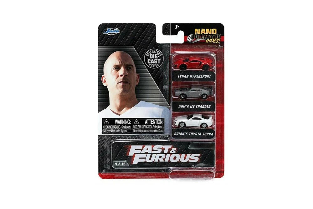 JADA NANO FAST AND FURIOUS 3 CAR SET