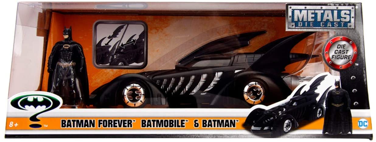 JADA BATMAN 1995 BATMOBILE BATMAN FOREVER + FIGURE