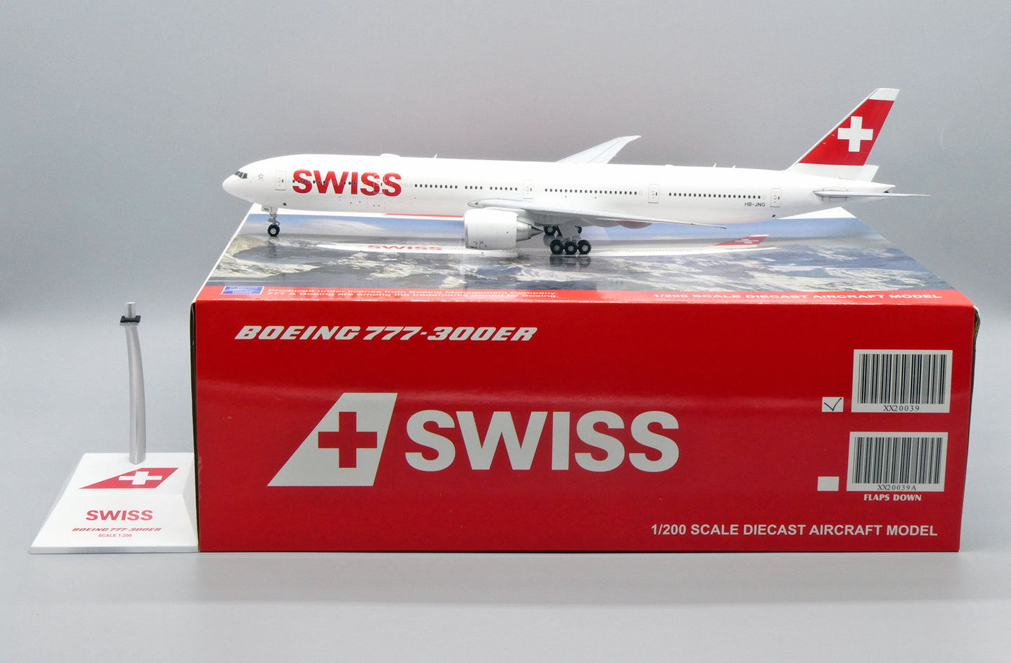 JC WINGS B777-300ER SWISS REG: HB-JNG