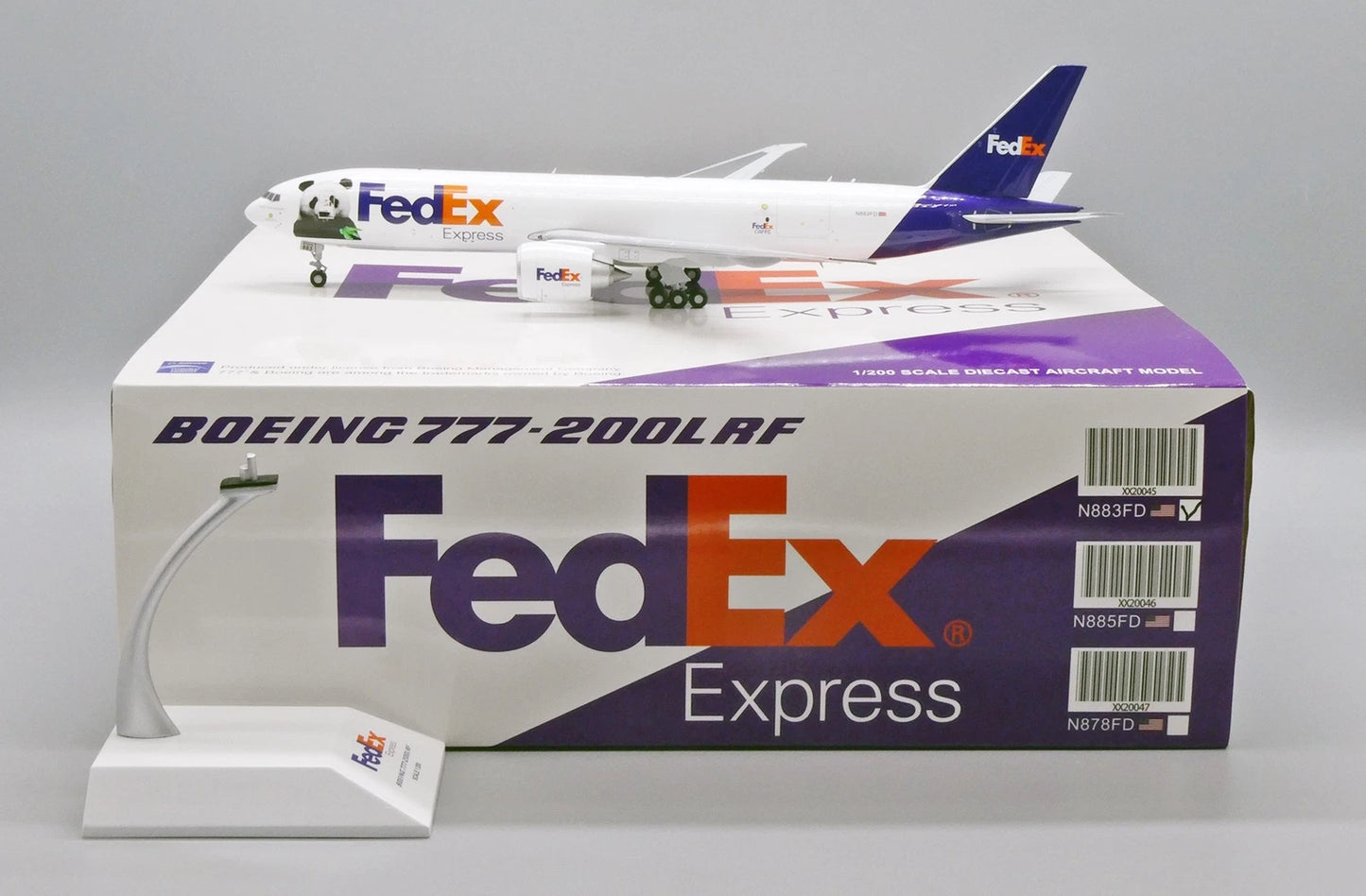 JC WINGS B777F FEDEX PANDA EXPRESS REG: N883FD