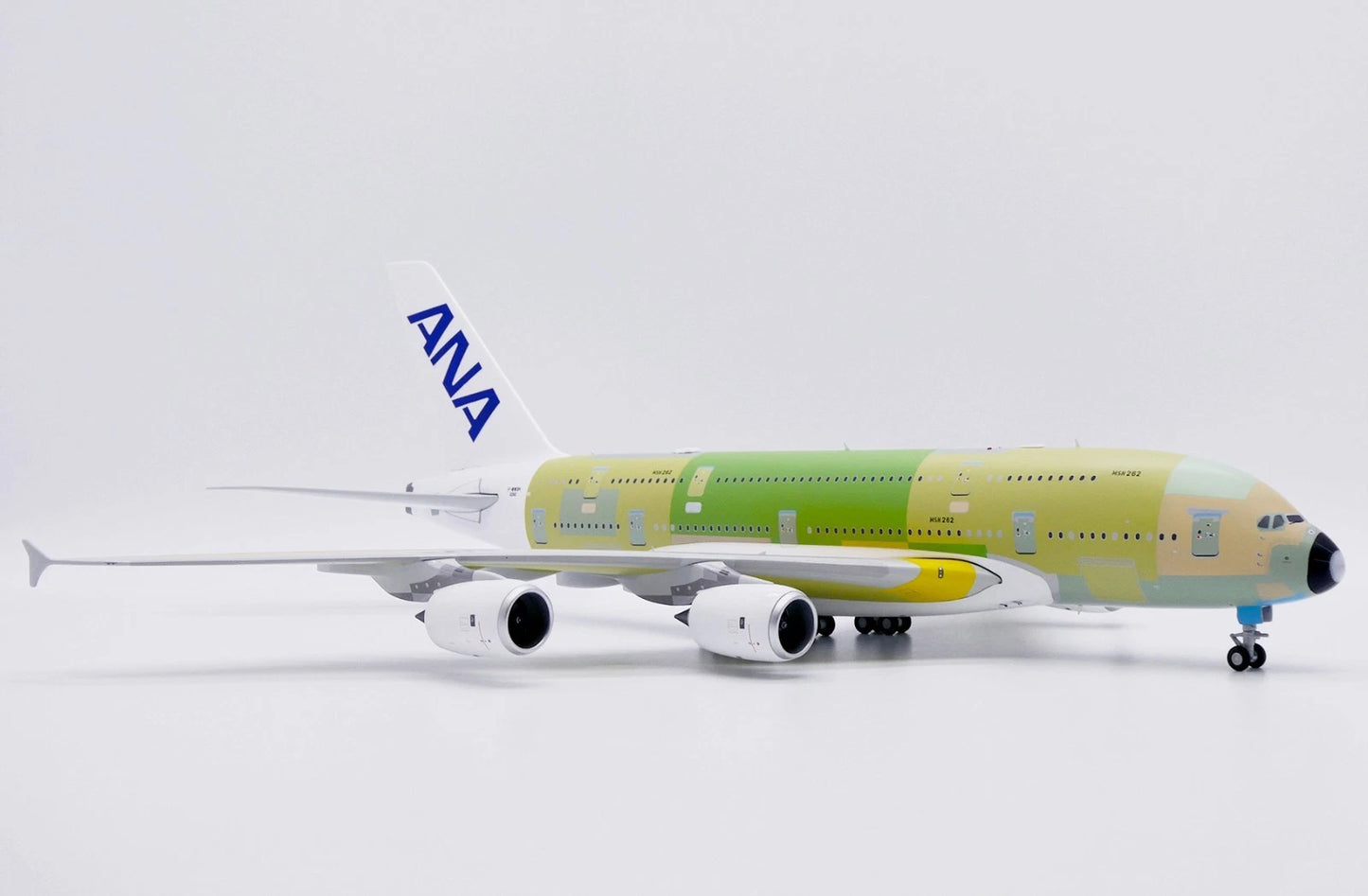 JC WINGS A380 ANA ALL NIPPON AIRWAYS "BARE METAL" REG: F-WWSH