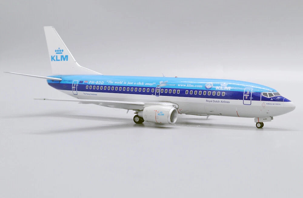 JC WINGS B737-300 ROYAL DUTCH AIRLINES (KLM) "THE WORLD IS JUST A CLICK AWAY" REG: PH-BDD